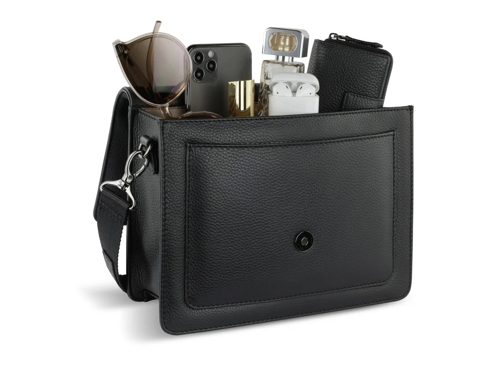 Сумка через плечо женская Elsa черный - фото 10