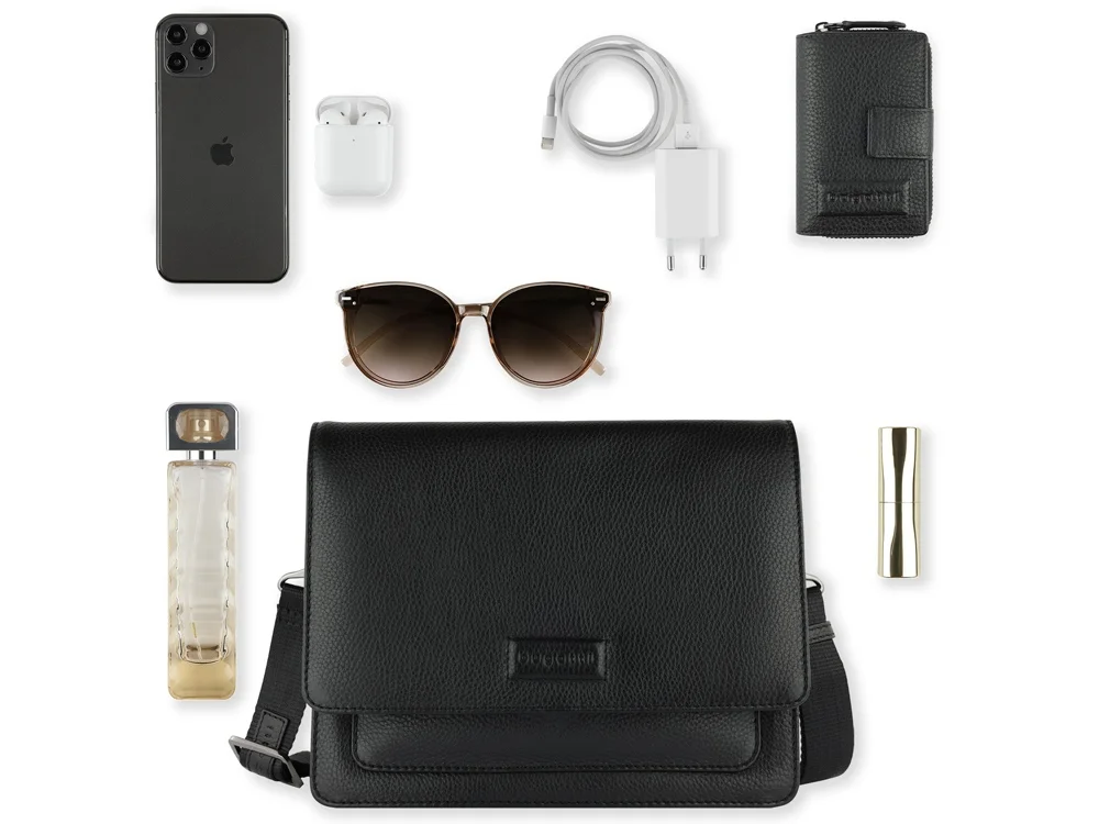 Сумка через плечо женская Elsa черный - фото 11