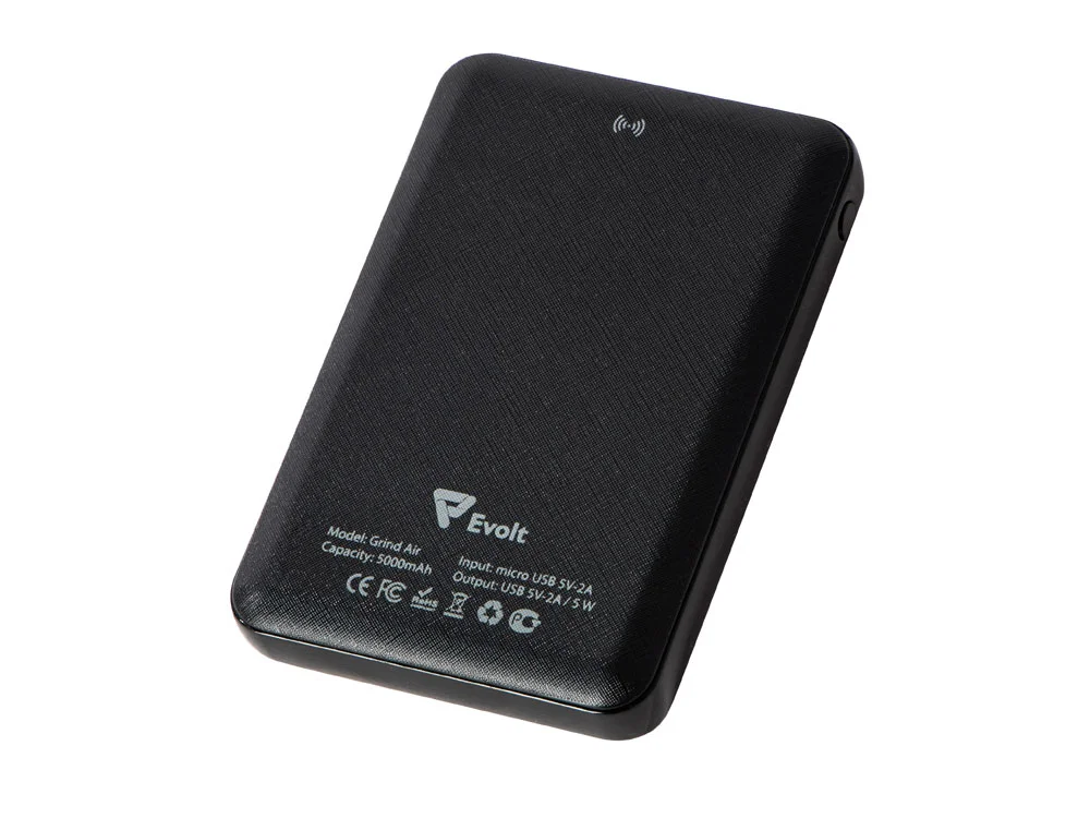 Беспроводной внешний аккумулятор Grind Air v. 2 5000 mAh черный - фото 2