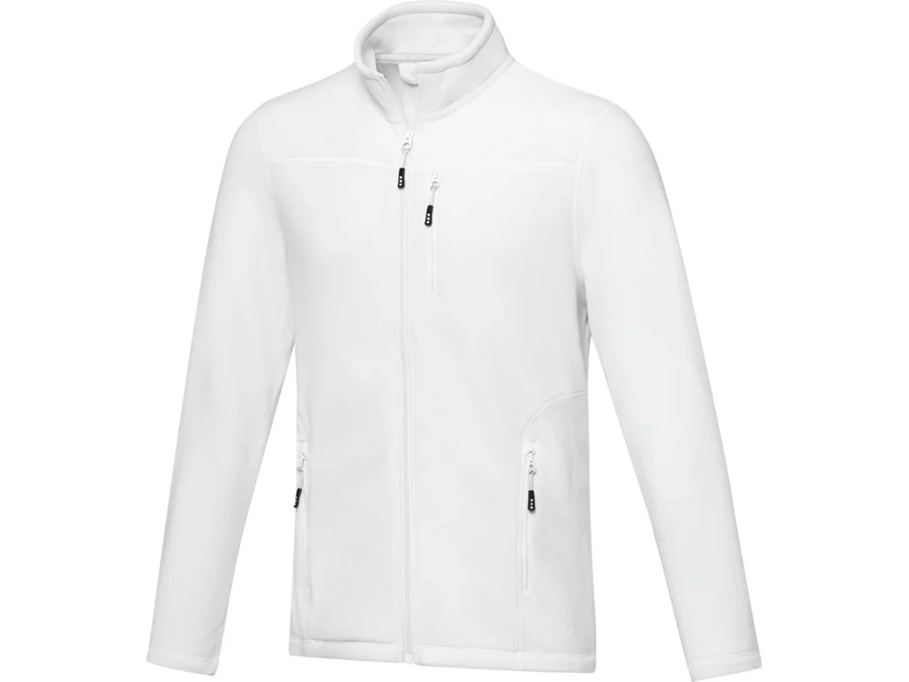 Куртка флисовая Amber мужская из переработанных материалов белый S