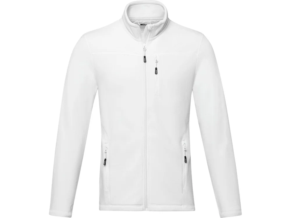 Куртка флисовая Amber мужская из переработанных материалов белый 2XL - фото 2