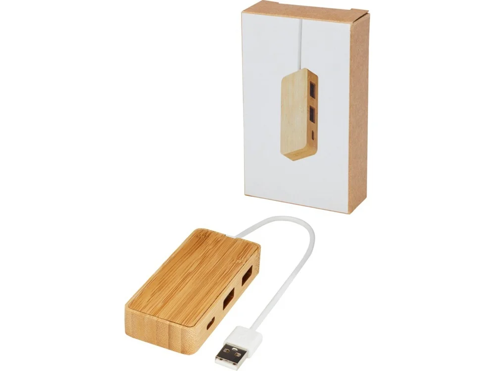 USB-концентратор Tapas натуральный - фото 5