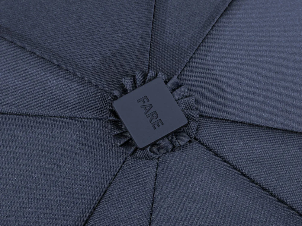 Зонт складной автоматический синий - фото 8