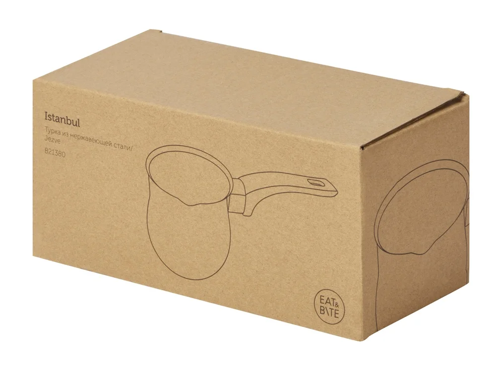 Турка из нержавеющей стали «Istanbul», серебристый, черный, 280 мл - фото 8