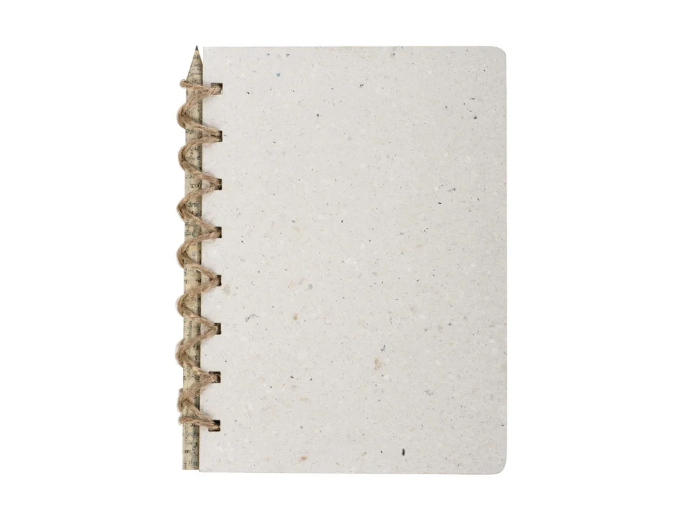 Блокнот А6 с бумажным карандашом и семенами цветов микс белый A6 - фото 3