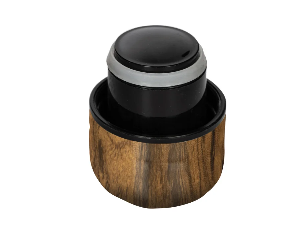 Вакуумная термобутылка Britewood S4 500 мл крафтовый тубус дерево - фото 4