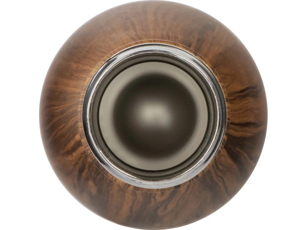 Вакуумная термобутылка Britewood S4 500 мл крафтовый тубус дерево - фото 5