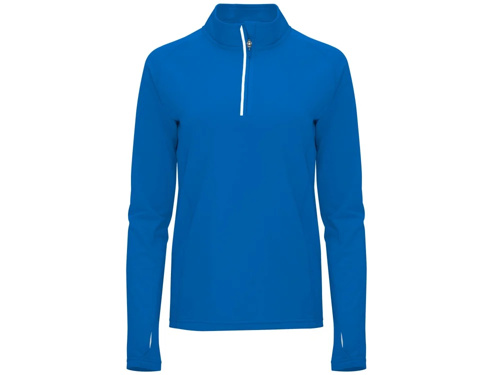 Толстовка с воротом на молнии Melbourne женская королевский синий M