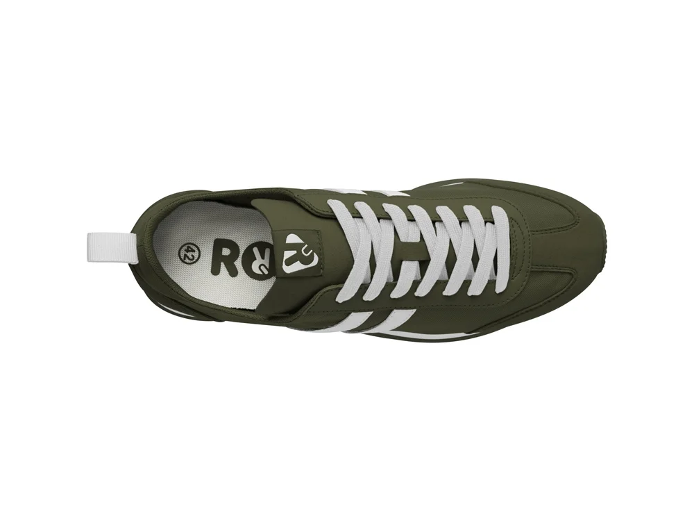 Кроссовки Nadal унисекс армейский зеленый белый 46 - фото 4