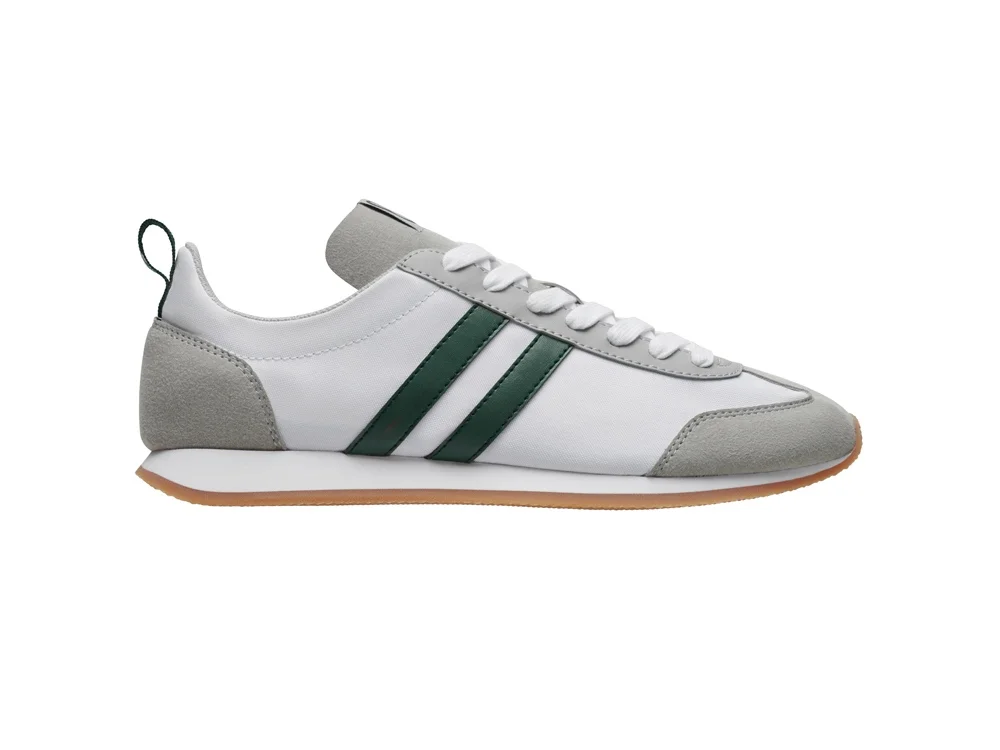 Кроссовки Nadal унисекс белый бутылочный зеленый 42