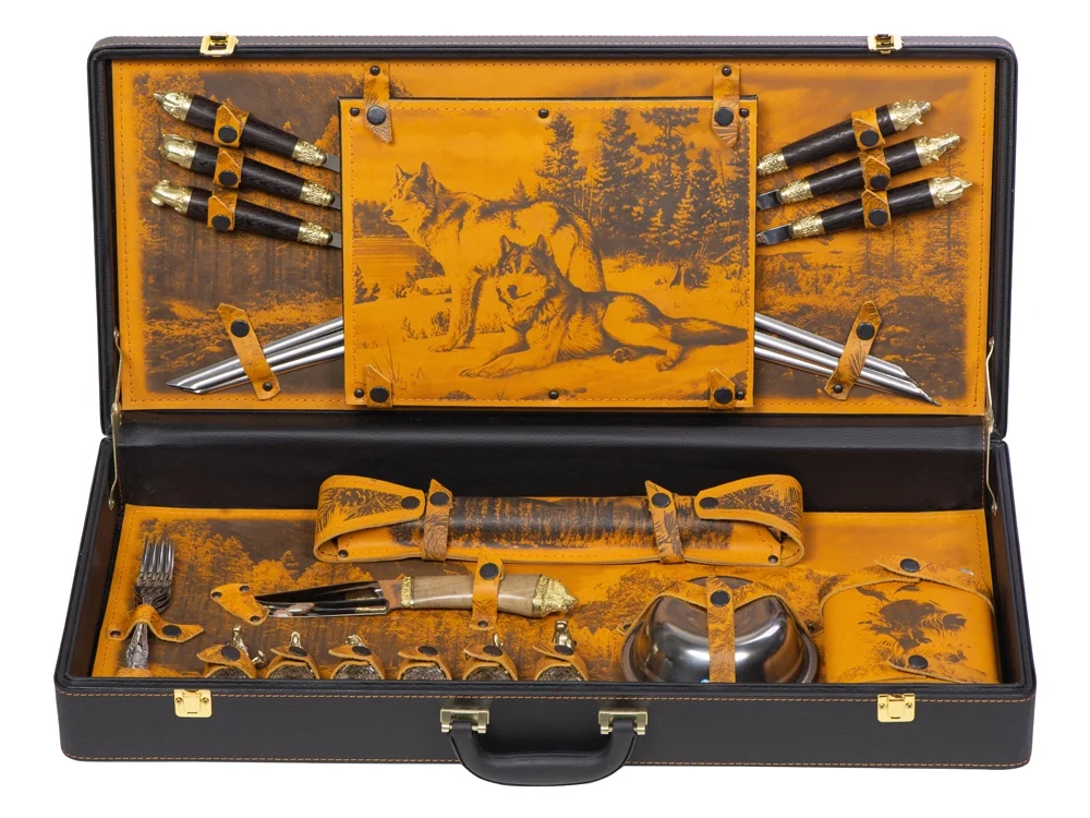 Подарочный набор темно-коричневый - фото 2