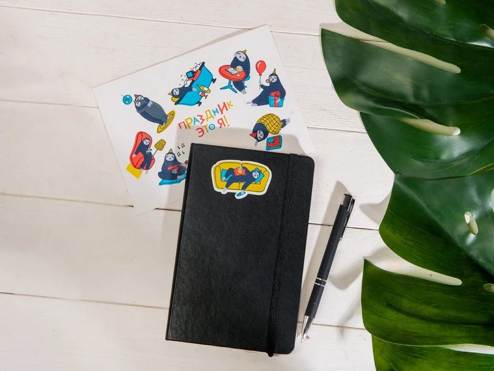 Стикерпак, белый, А5 - фото 2