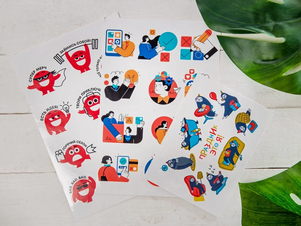 Стикерпак, белый, А5 - фото 3