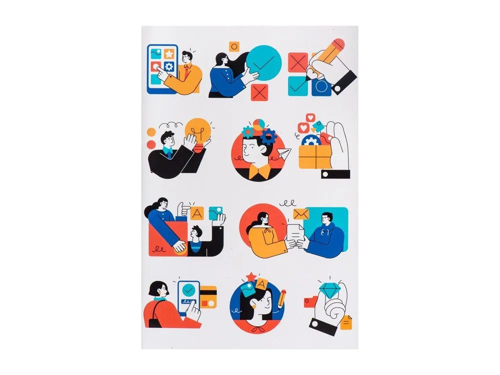 Стикерпак, белый, А4 - фото 2