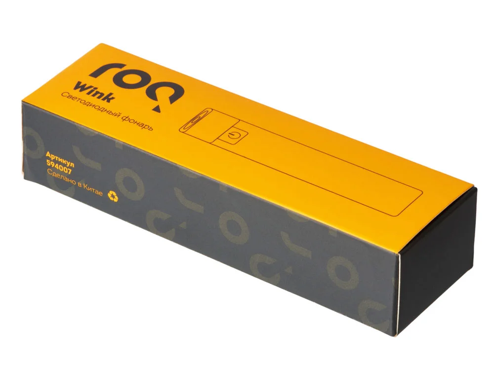 Светодиодный фонарь Wink 1200 мАч черный - фото 9