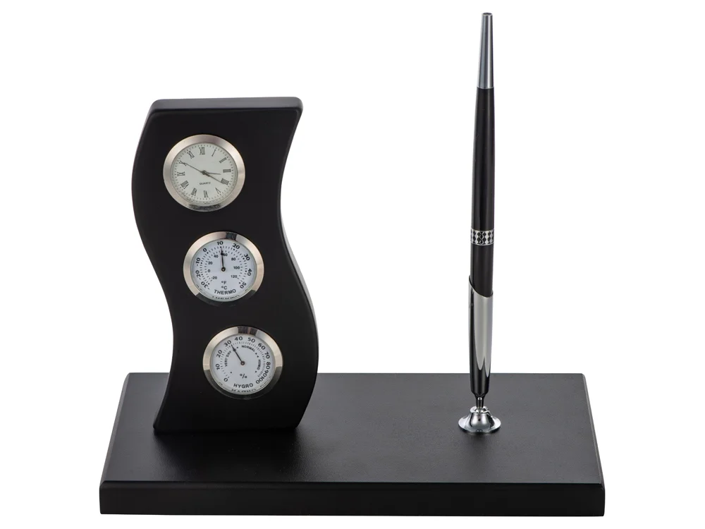 Настольный прибор Господин Председатель черный серебристый - фото 2