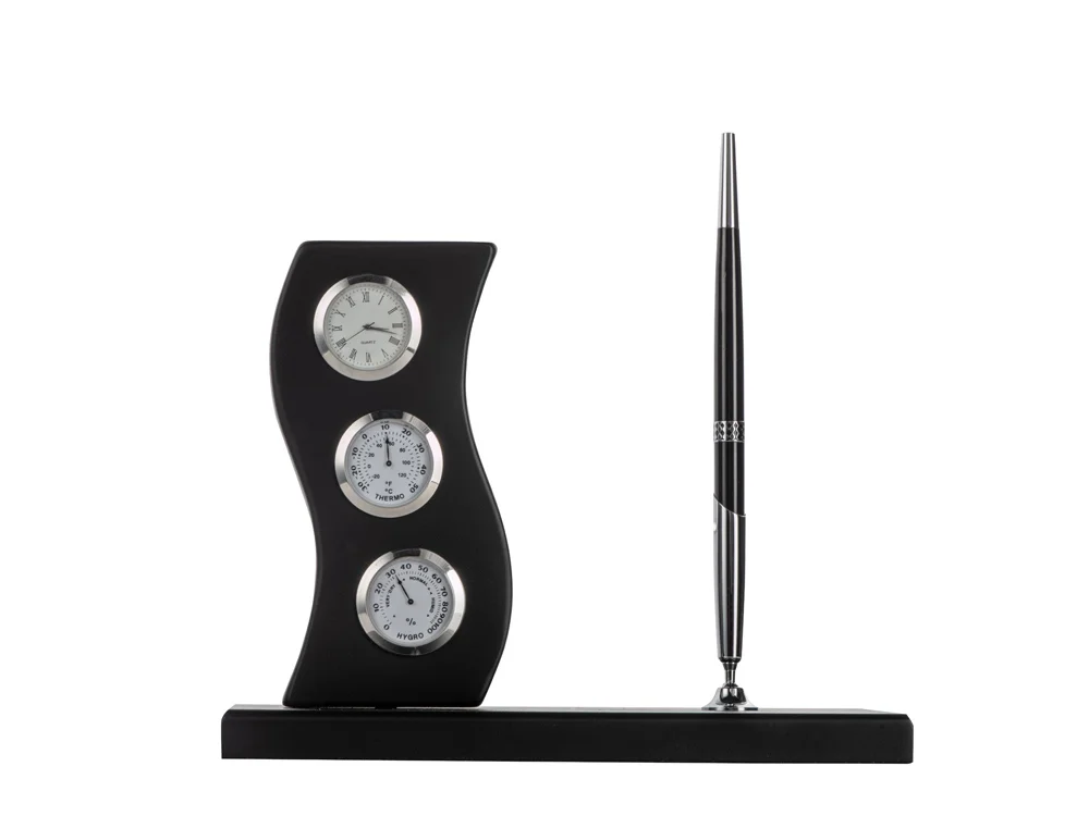 Настольный прибор Господин Председатель черный серебристый - фото 3