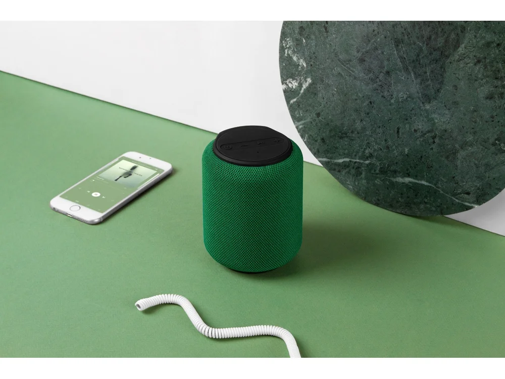 Портативная колонка mySound Clario 15 Вт черный зеленый - фото 13