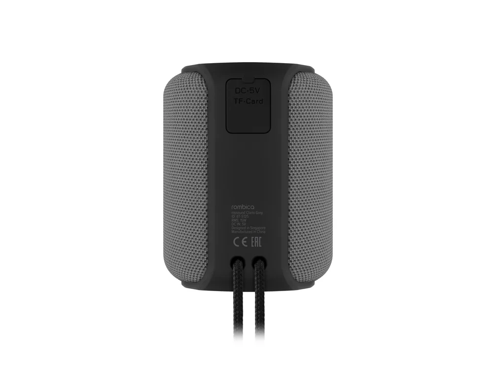 Портативная колонка mySound Clario 15 Вт черный серый - фото 3
