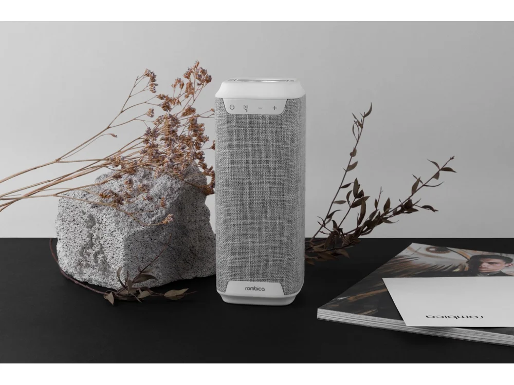 Портативная колонка mySound Sola 15 Вт светло-серый - фото 12