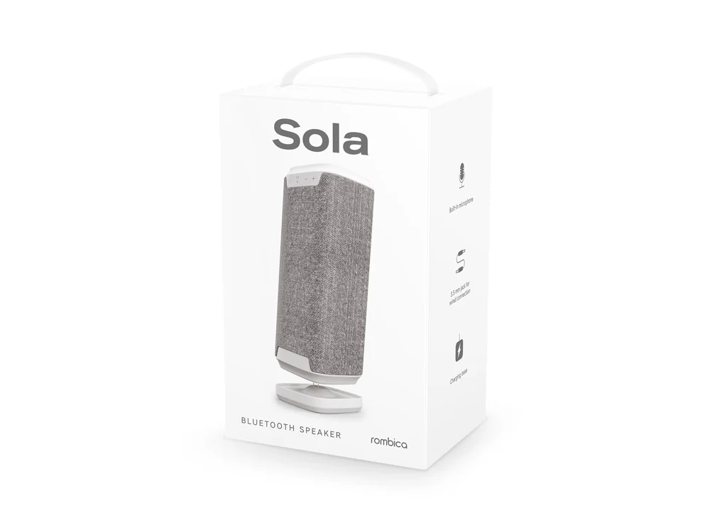 Портативная колонка mySound Sola 15 Вт светло-серый - фото 5