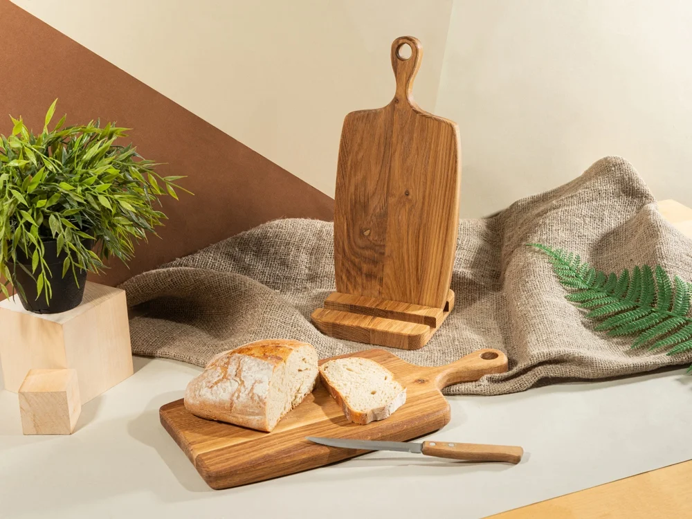 Набор разделочных досок на подставке Ruby натуральный коричневый - фото 11