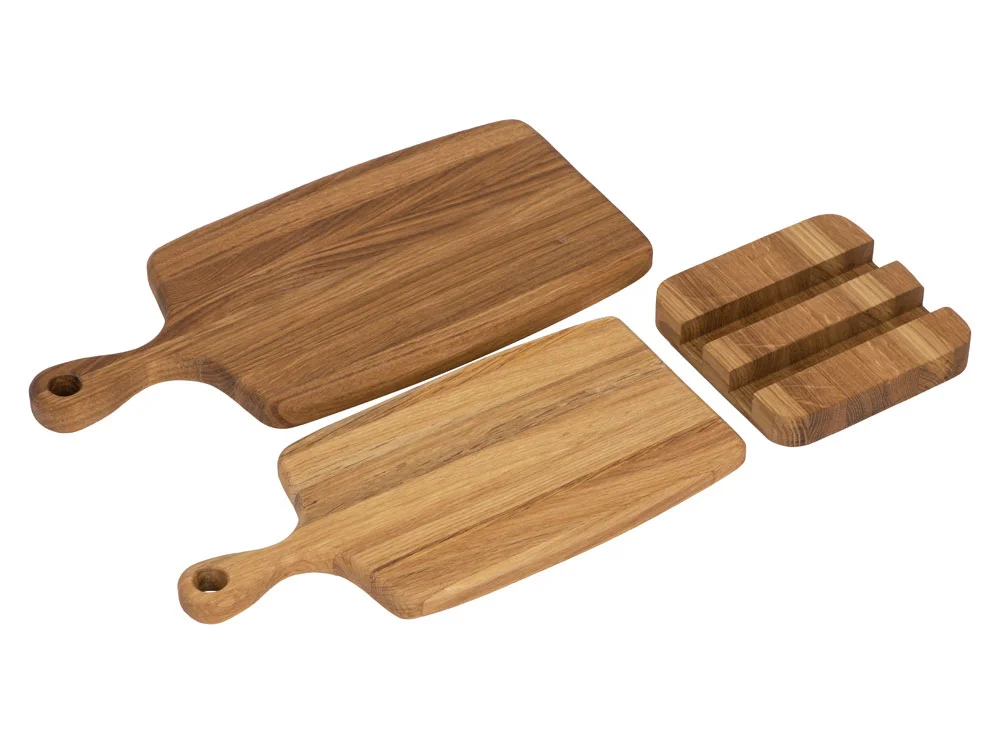 Набор разделочных досок на подставке Ruby натуральный коричневый - фото 3