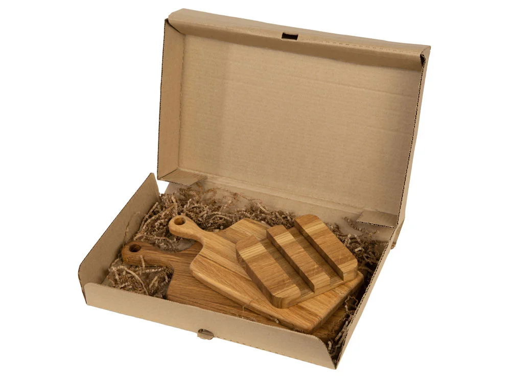 Набор разделочных досок на подставке Ruby натуральный коричневый - фото 9