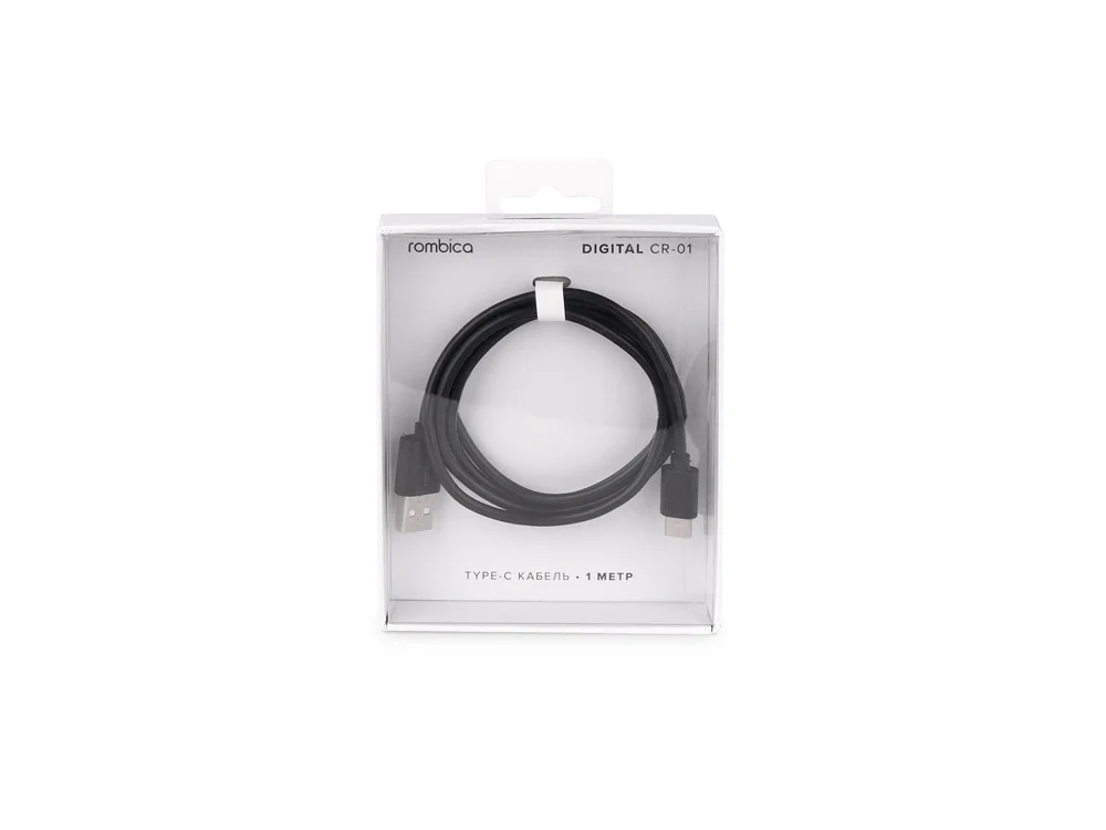 Кабель USB-A- USB-C DIGITAL CR-01 QC/PD 1 м черный - фото 3