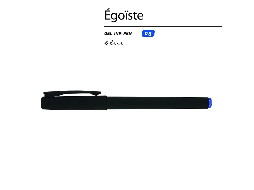 Ручка пластиковая гелевая Egoiste Black черный - фото 2