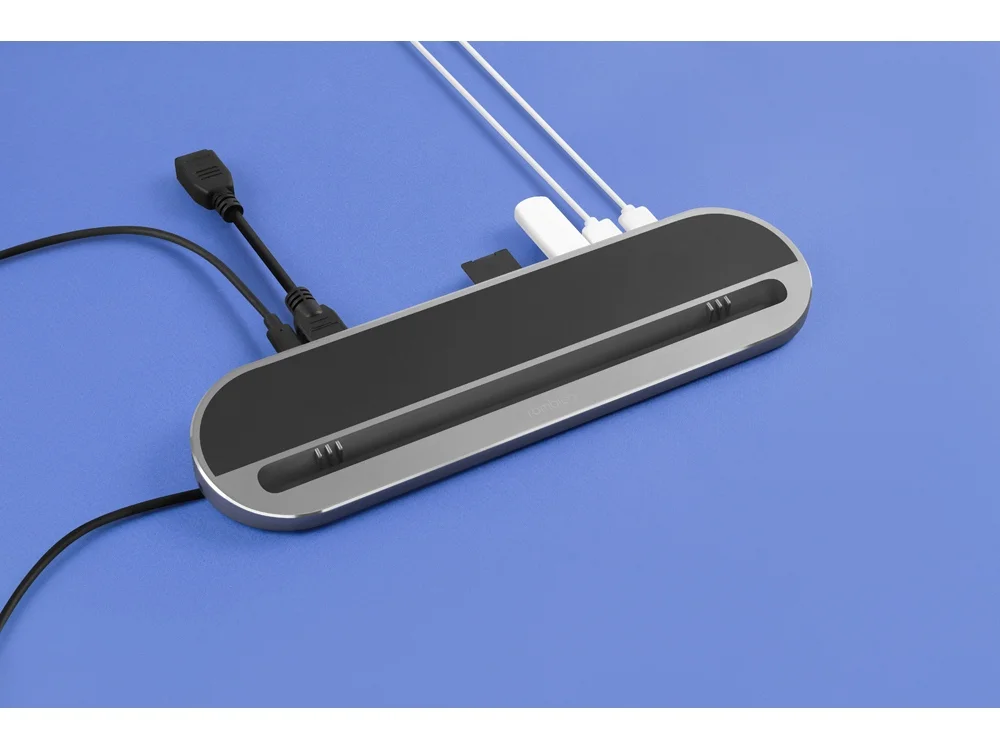 Хаб USB Type-C 3.0 для ноутбуков Falcon черный - фото 10