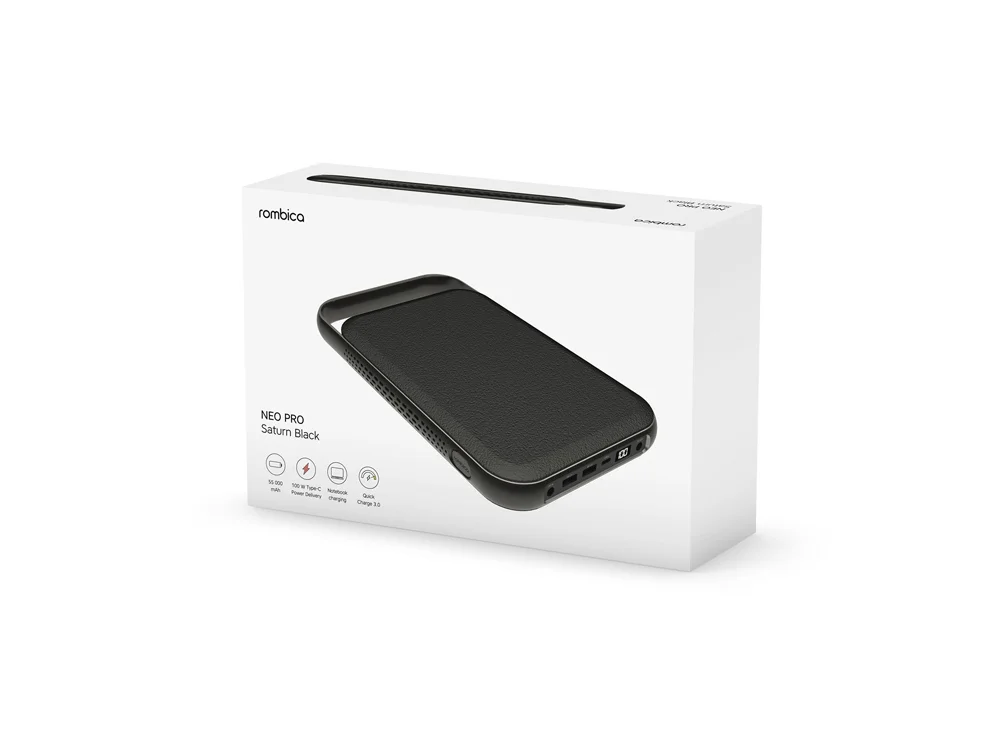 Внешний аккумулятор NEO PRO Saturn для ноутбуков с QC/PD 55000 mAh черный - фото 6