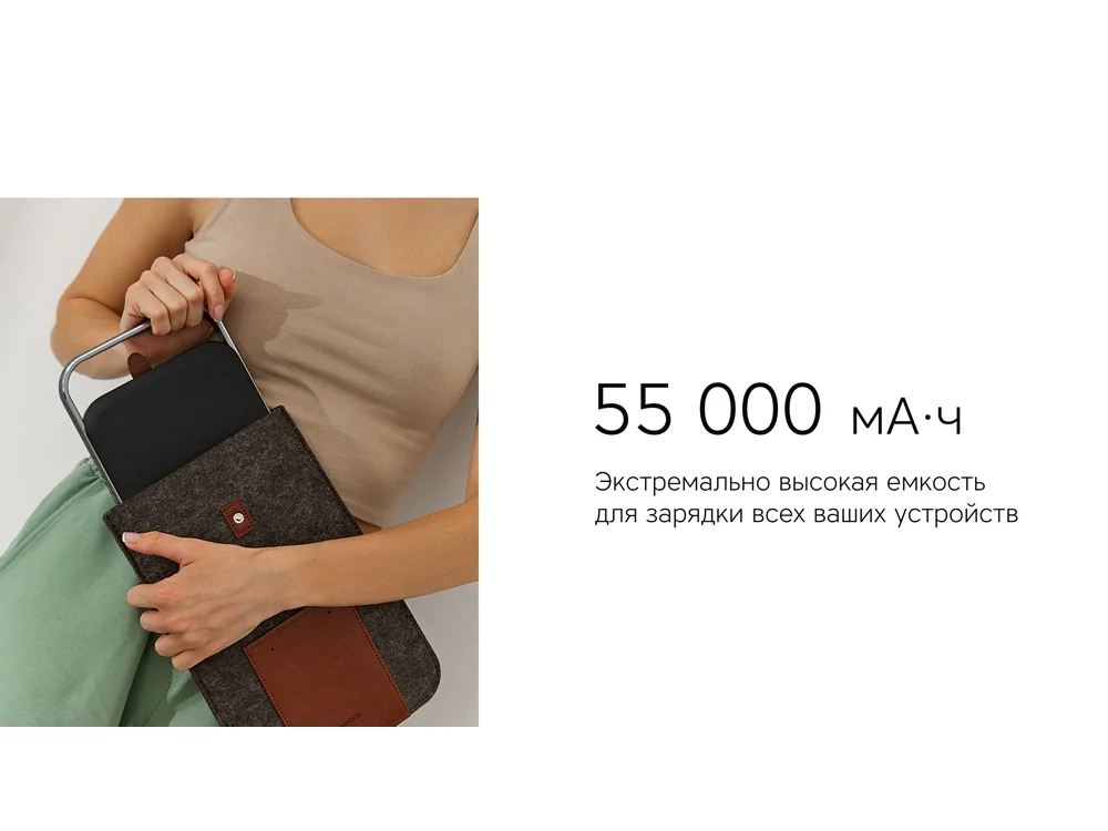 Внешний аккумулятор NEO PRO Saturn для ноутбуков с QC/PD 55000 mAh черный - фото 8