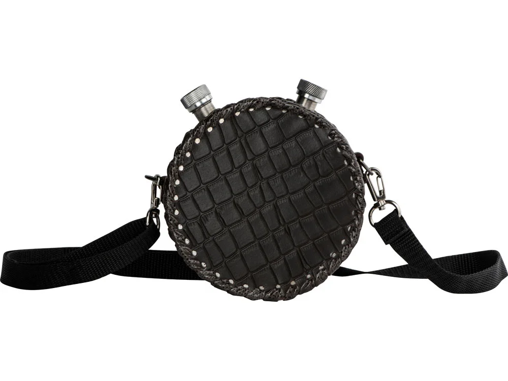 Фляга темно-коричневый/серебристый 2 х 500 мл 2 х 60 - фото 4