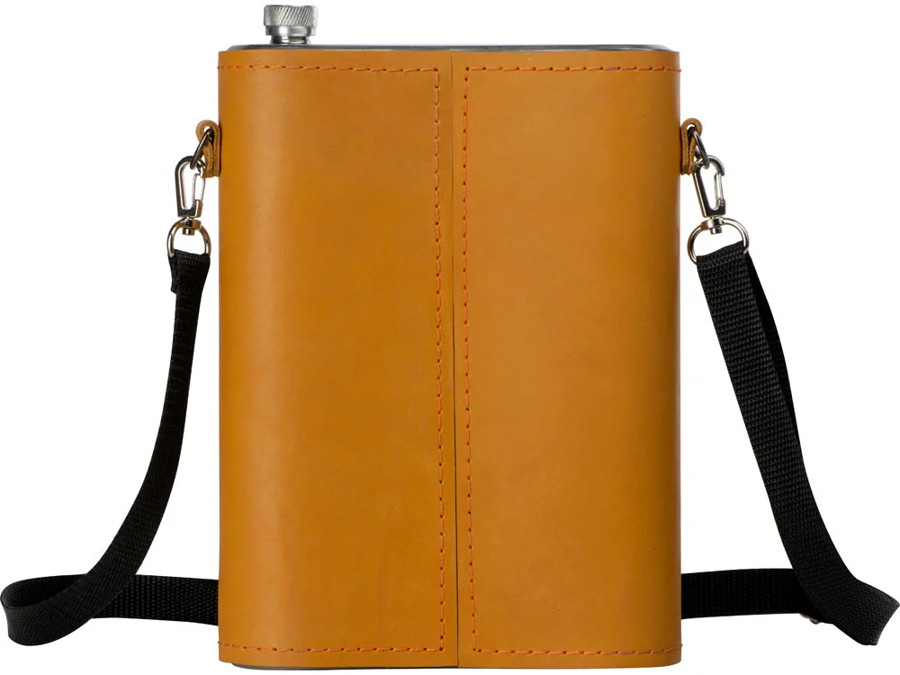 Фляга серебристый рыжий 2000 мл - фото 4