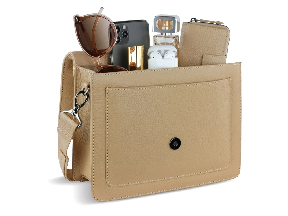 Сумка через плечо женская Elsa песочный - фото 10