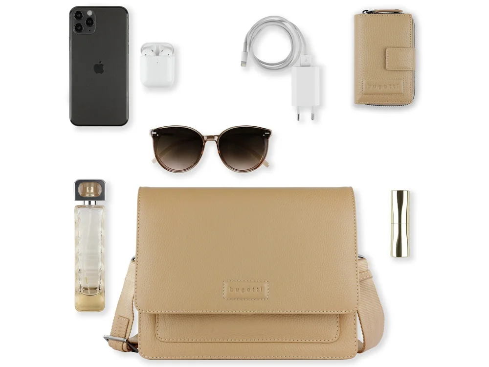 Сумка через плечо женская Elsa песочный - фото 11