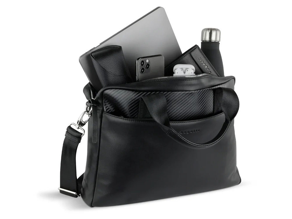 Портфель мужской Comet черный - фото 6