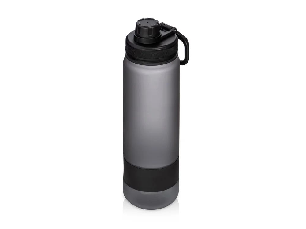 Бутылка для воды с ручкой Misty 850 мл черный - фото 1