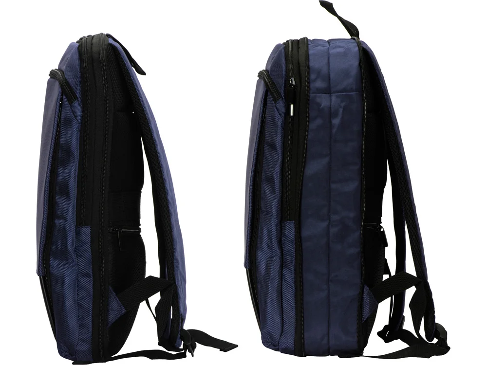 Расширяющийся рюкзак Slimbag для ноутбука 15,6 синий - фото 5