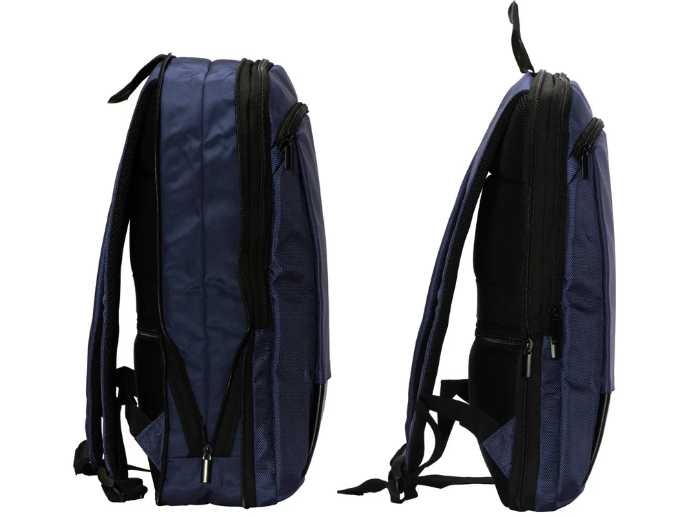 Расширяющийся рюкзак Slimbag для ноутбука 15,6 синий - фото 6