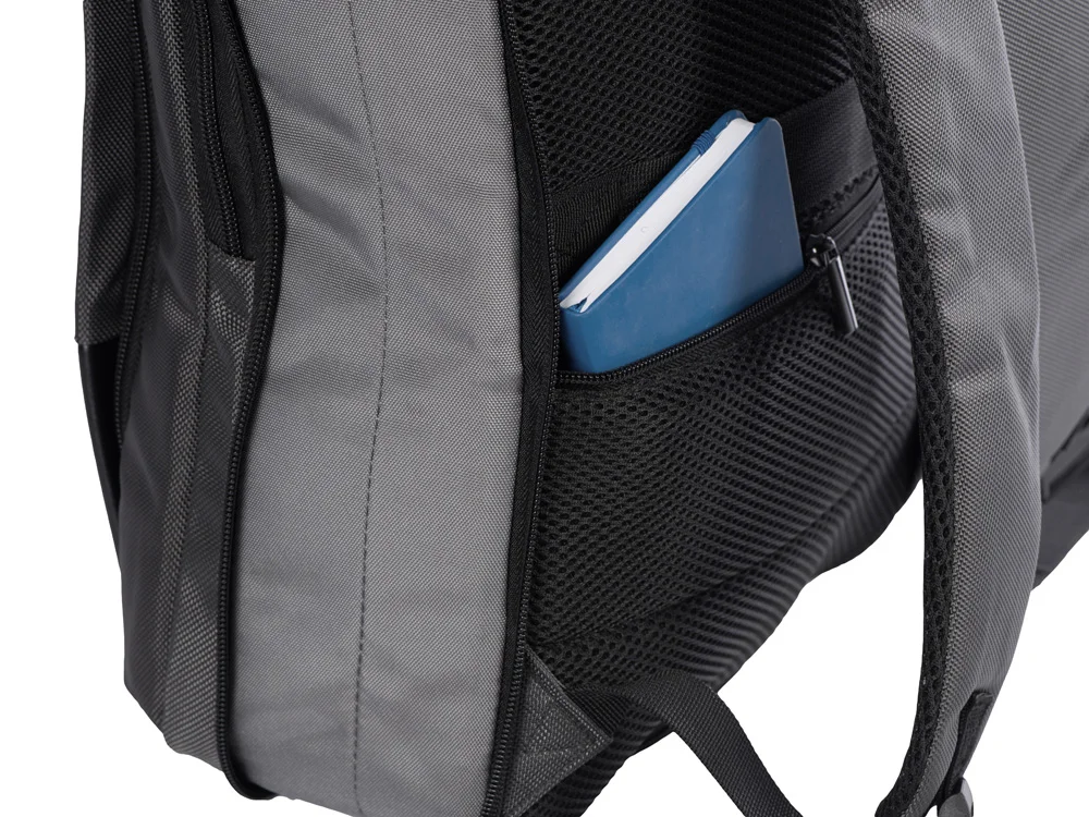 Расширяющийся рюкзак Slimbag для ноутбука 15,6 серый - фото 11