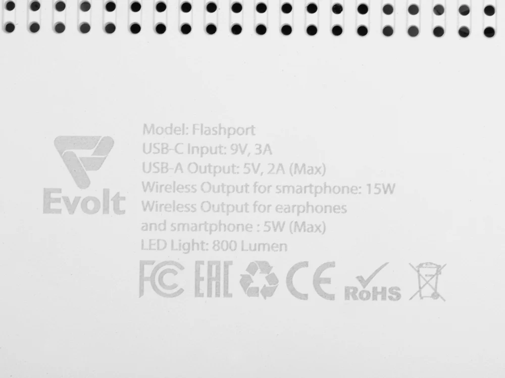 Складная зарядная станция с беспроводной зарядкой Flashport 15 Вт белый - фото 12
