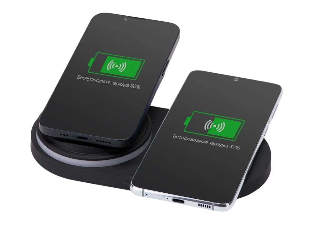 Складная зарядная станция с беспроводной зарядкой Flashport 15 Вт черный - фото 4