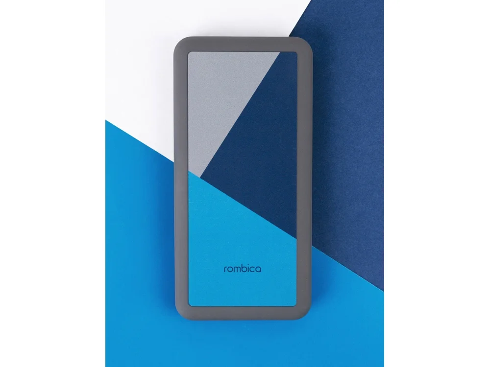 Внешний аккумулятор NEO Bright 10000 mAh серый голубой синий - фото 10