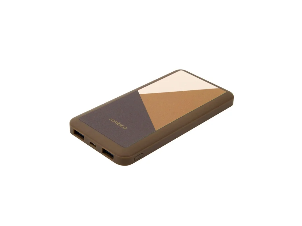 Внешний аккумулятор NEO Bright 10000 mAh коричневый песочный - фото 2
