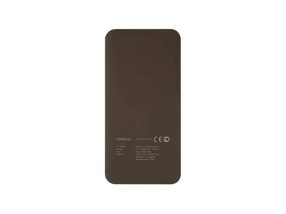 Внешний аккумулятор NEO Bright 10000 mAh коричневый песочный - фото 4