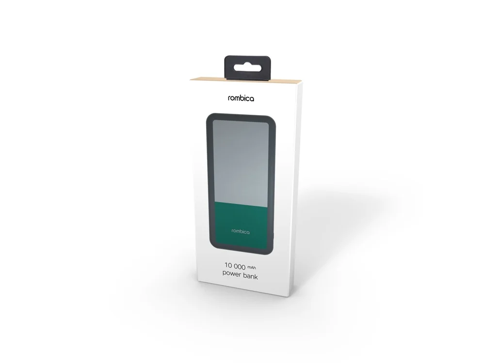 Внешний аккумулятор NEO Bright 10000 mAh серый зеленый - фото 5
