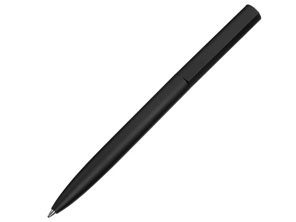 Ручка металлическая шариковая Minimalist софт-тач черный - фото 1