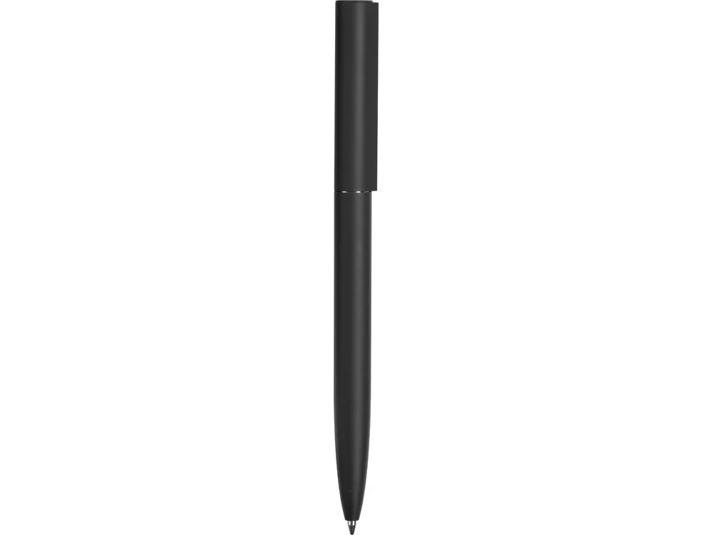 Ручка металлическая шариковая Minimalist софт-тач черный - фото 3